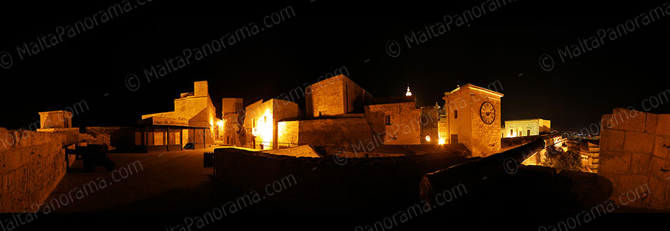 Citadel by night - Gozo